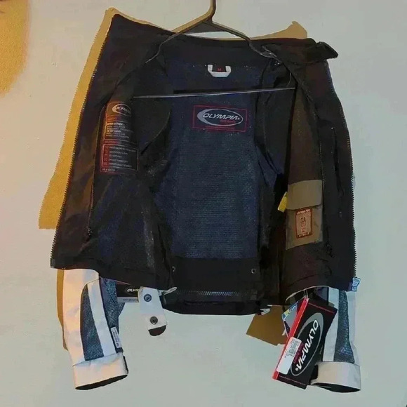Olympia Motorsports Gray and White Women's Jacket, medium - Picture 4 of 13